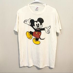 VINTAGE Jerzees Mickey Mouse Disney Graphic Tee L